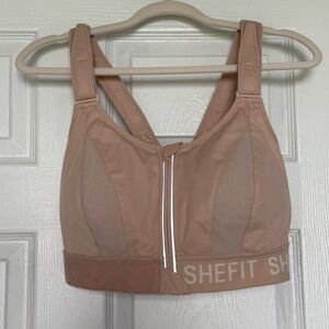 SHEFIT Women's Beige Sports Bra